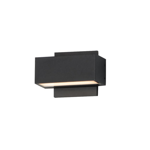 ET2 Blok Outdoor Wall Mount in Black Finish Model: E23217-BK