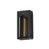 ET2 Brasilia Outdoor Wall Mount in Black Finish Model: E30273-BK