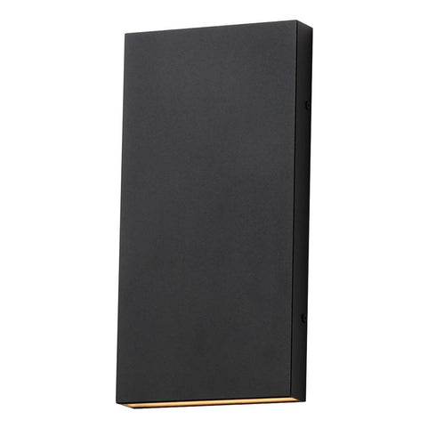 ET2 Brik Outdoor Wall Mount in Black Finish Model: E23215-BK