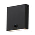 ET2 Brik Outdoor Wall Mount in Black Finish Model: E23214-BK/MSP