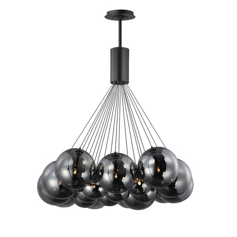 ET2 Burst Multi Light Pendant in Black Finish Model: E25088-142BK
