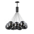 ET2 Burst Multi Light Pendant in Black Finish Model: E25088-142BK