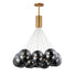 ET2 Burst Multi Light Pendant in Black Finish Model: E25088-142BK