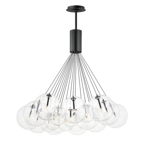 ET2 Burst Multi Light Pendant in Black Finish Model: E25088-142BK