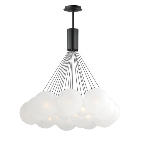 ET2 Burst Multi Light Pendant in Black Finish Model: E25088-142BK