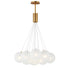 ET2 Burst Multi Light Pendant in Black Finish Model: E25089-54GLD