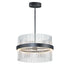ET2 Chimes 5CCT Single Pendant in Black / Satin Brass Finish Model: E34255-BKSBR