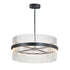 ET2 Chimes 5CCT Single Pendant in Black / Satin Brass Finish Model: E34257-BKSBR
