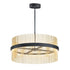 ET2 Chimes 5CCT Single Pendant in Black / Satin Brass Finish Model: E34257-BKSBR
