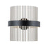 ET2 Chimes 5CCT Wall Sconce in Black / Satin Brass Finish Model: E34251-BKSBR