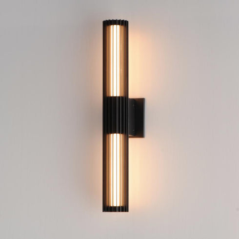 ET2 Citadel Outdoor Wall Mount in Black Finish Model: E30316-BK