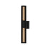 ET2 Citadel Outdoor Wall Mount in Black Finish Model: E30316-BK