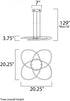 ET2 Coaster Single Pendant Model: E24132-PC