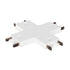ET2 Continuum - Track Continuum Track LED Track Connecting Cord in Black Finish Model: ETMSC90-2WALL-BK
