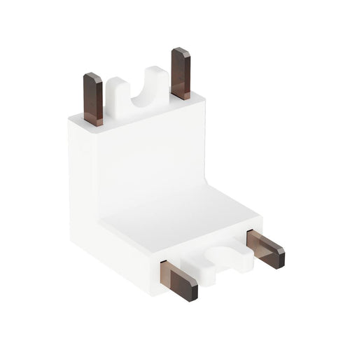 ET2 Continuum - Track Continuum Track LED Track Connecting Cord in Black Finish Model: ETMSC90-2WALL-BK