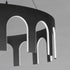 ET2 Coronation Single Pendant in Black Finish Model: E24864-BK
