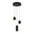ET2 Cuff Multi Light Pendant in Black / Gold Finish Model: E22943-BKGLD