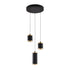 ET2 Cuff Multi Light Pendant in Black / Gold Finish Model: E22943-BKGLD