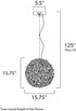 ET2 Dazed Single Pendant Model: E32572-PC