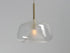 ET2 Deuce Single Pendant in Satin Brass Finish Model: E10042-18SBR