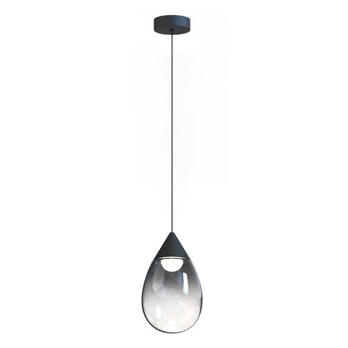 ET2 Dewdrop Single Pendant in Black Finish Model: E21562-142BK