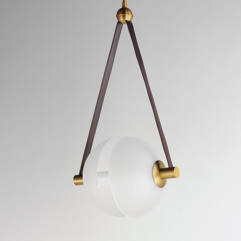 ET2 Dispatch Single Pendant in Natural Aged Brass Finish Model: E24088-90NAB