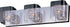 ET2 E22833-18SVPC Gem 3-Light Bath Vanity with SV Shade
