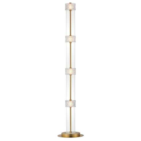ET2 Elysian Floor Lamp in Natural Aged Brass Finish Model: E11088-124NAB