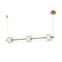 ET2 Elysian Linear Pendant in Natural Aged Brass Finish Model: E11083-124NAB