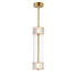 ET2 Elysian Single Pendant in Natural Aged Brass Finish Model: E11082-124NAB