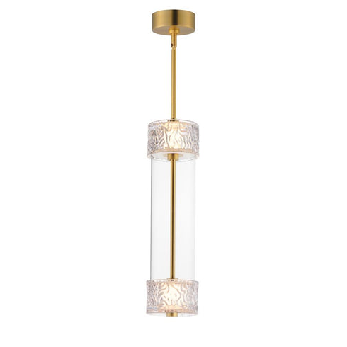 ET2 Elysian Single Pendant in Natural Aged Brass Finish Model: E11082-124NAB