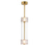 ET2 Elysian Single Pendant in Natural Aged Brass Finish Model: E11082-124NAB