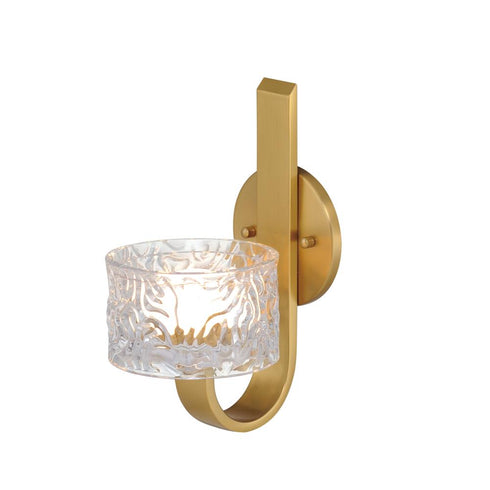 ET2 Elysian Wall Sconce in Natural Aged Brass Finish Model: E11080-124NAB