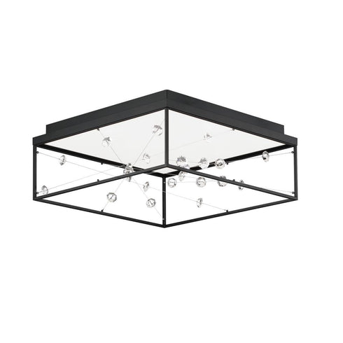ET2 Entanglement Flush Mount in Black Finish Model: E21250-20BK