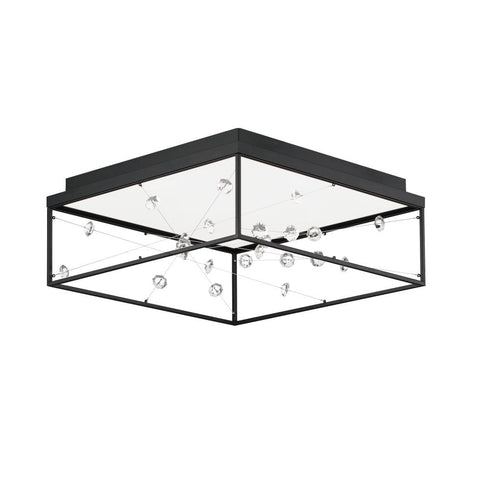 ET2 Entanglement Flush Mount in Black Finish Model: E21250-20BK