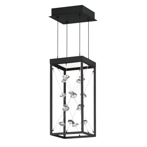 ET2 Entanglement Single Pendant in Black Finish Model: E21251-20BK