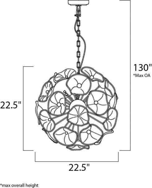 ET2 Fiori Single Pendant Model: E22094-28