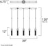 ET2 Fizz III Linear Pendant Model: E22764-89PC