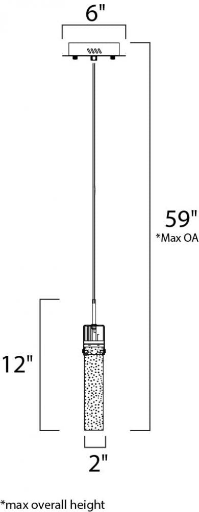 ET2 Fizz IV Mini Pendant Model: E22771-91PC