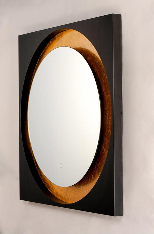 ET2 Floating LED Mirror Square 31.5 Inch Model: E42040-GLBK
