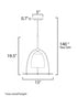 ET2 Focal Point Single Pendant Model: E23336-92BK