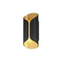 ET2 Folio Outdoor Wall Mount in Black / Gold Finish Model: E30152-BKGLD