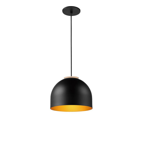 ET2 Foster Mini Pendant in Black / Gold Finish Model: E34602-54BKGLD