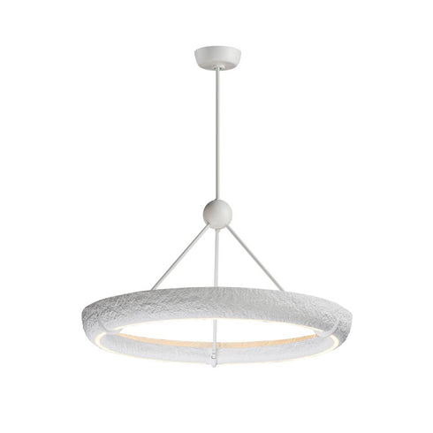 ET2 Geist Ring Pendant in Textured White Finish Model: E25193-TW
