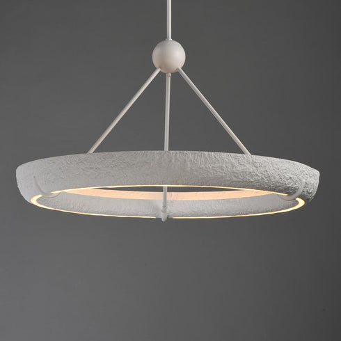 ET2 Geist Ring Pendant in Textured White Finish Model: E25193-TW