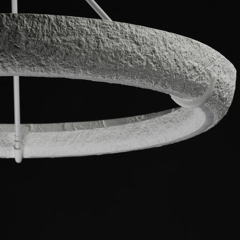 ET2 Geist Ring Pendant in Textured White Finish Model: E25193-TW
