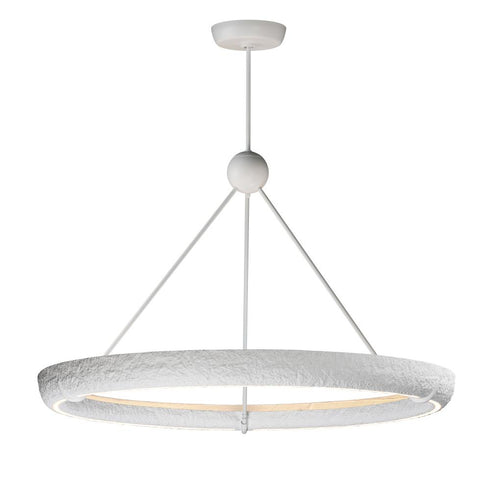 ET2 Geist Ring Pendant in Textured White Finish Model: E25194-TW
