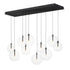 ET2 Global Multi Light Pendant in Black Finish Model: E25079-18BK