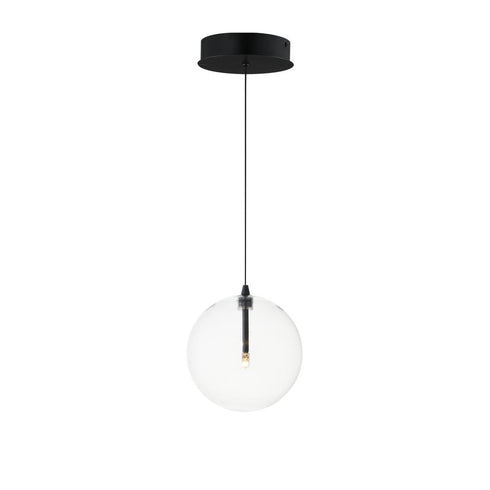 ET2 Global Single Pendant in Black Finish Model: E25071-18BK