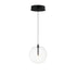 ET2 Global Single Pendant in Black Finish Model: E25071-18BK
